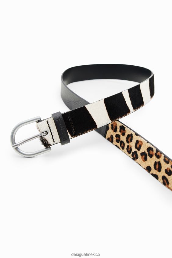 Desigual mujer cinturón de piel de piel VZ26R01455 accesorio