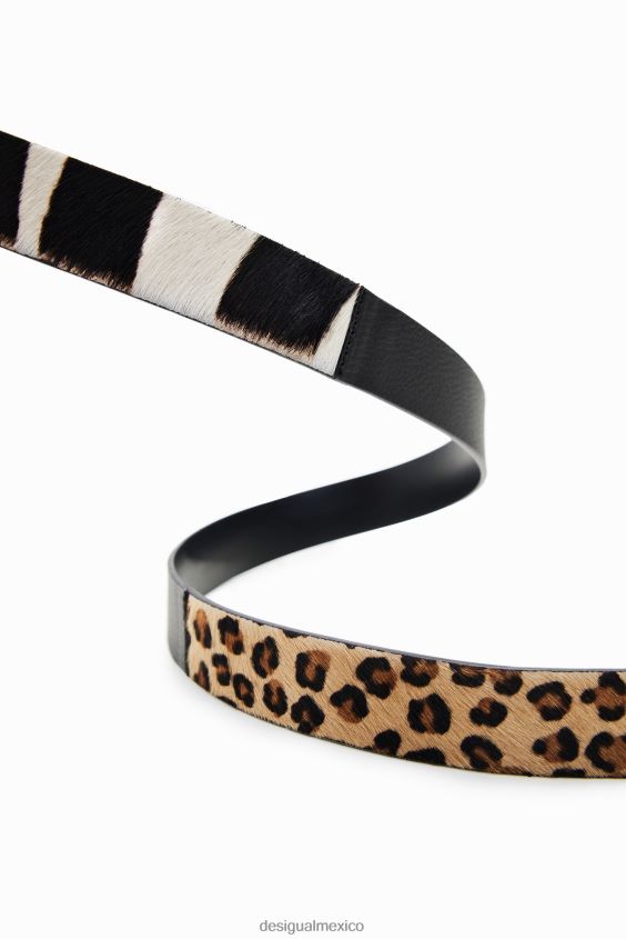 Desigual mujer cinturón de piel de piel VZ26R01455 accesorio