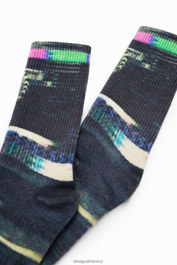 Desigual mujer calcetines con falla VZ26R0205 accesorio