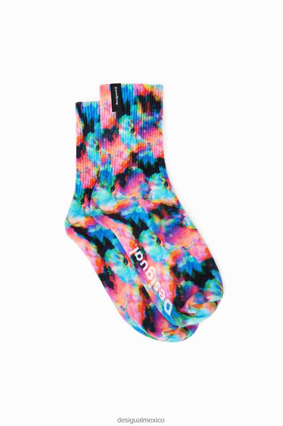 Desigual mujer calcetines cortos florales VZ26R0724 accesorio