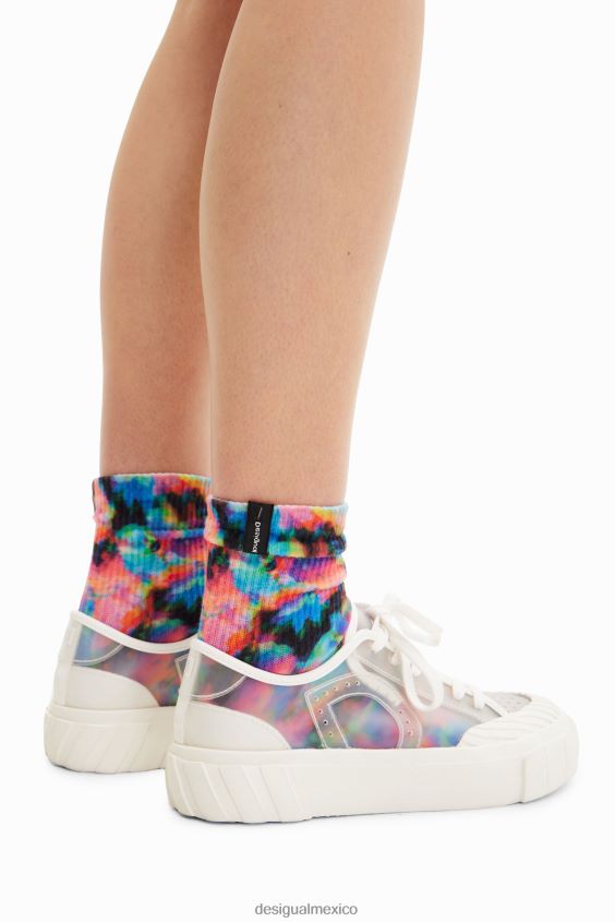 Desigual mujer calcetines cortos florales VZ26R0724 accesorio