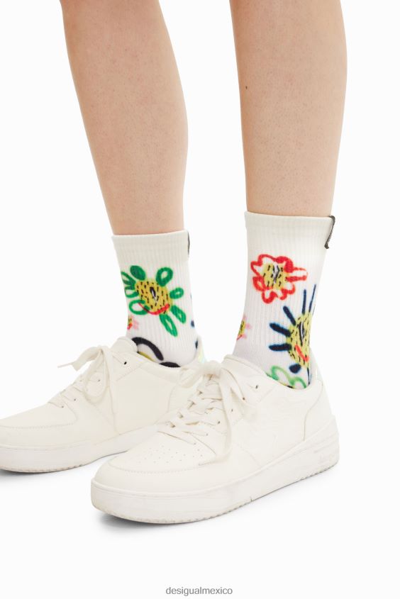 Desigual mujer calcetines de ilustracion VZ26R0939 accesorio
