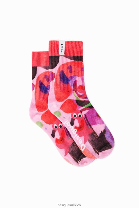 Desigual mujer metro. labios de christian lacroix calcetines VZ26R0315 accesorio