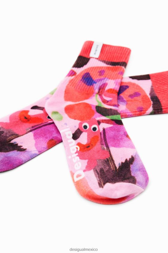Desigual mujer metro. labios de christian lacroix calcetines VZ26R0315 accesorio