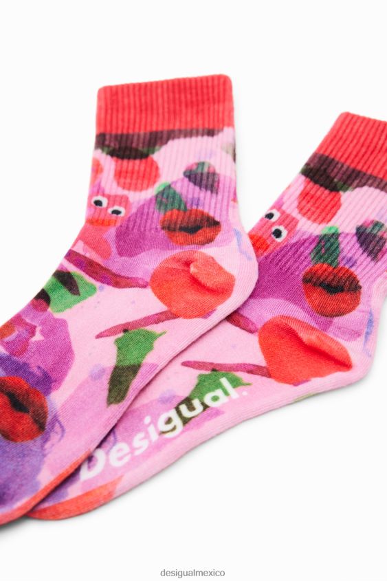 Desigual mujer metro. labios de christian lacroix calcetines VZ26R0315 accesorio
