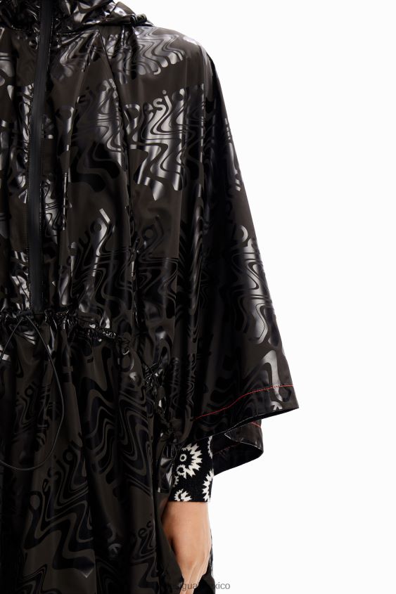 Desigual mujer chubasquero con capucha y logo VZ26R01439 accesorio