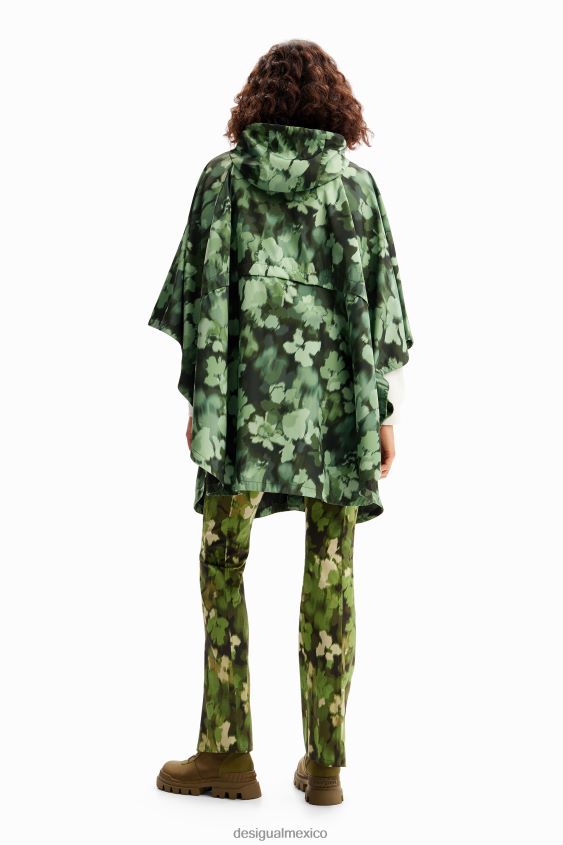 Desigual mujer impermeable de camuflaje con capucha VZ26R01424 accesorio