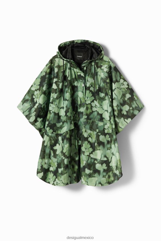 Desigual mujer impermeable de camuflaje con capucha VZ26R01424 accesorio