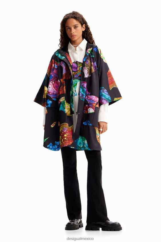 Desigual mujer metro. chubasquero con capucha de christian lacroix VZ26R01445 accesorio