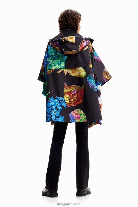 Desigual mujer metro. chubasquero con capucha de christian lacroix VZ26R01445 accesorio