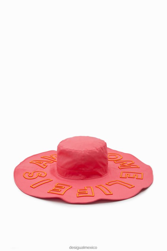 Desigual mujer la vida es impresionante sombrero de ala ancha VZ26R0614 accesorio