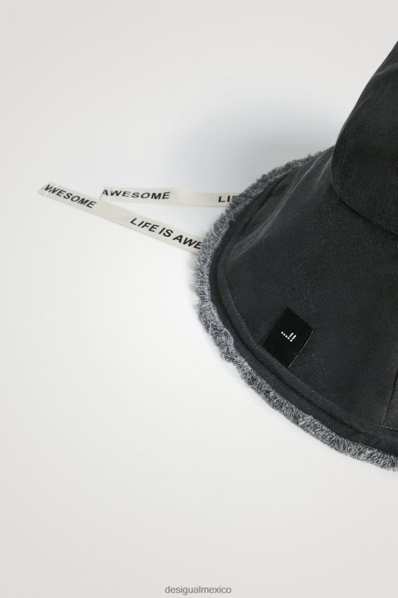 Desigual mujer sombrero de mezclilla de ala ancha VZ26R01416 accesorio