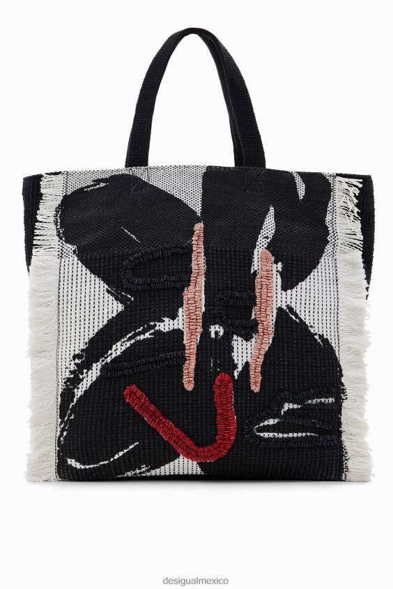 Desigual mujer bolso de mano grande con flores VZ26R0695 accesorio