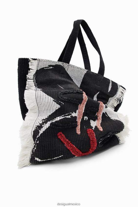 Desigual mujer bolso de mano grande con flores VZ26R0695 accesorio