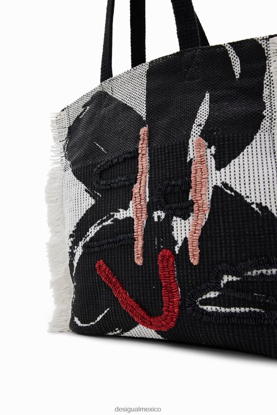 Desigual mujer bolso de mano grande con flores VZ26R0695 accesorio
