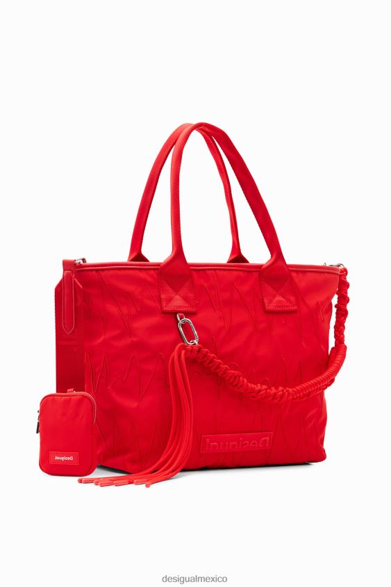 Desigual mujer bolso tote grande bordado VZ26R01188 accesorio