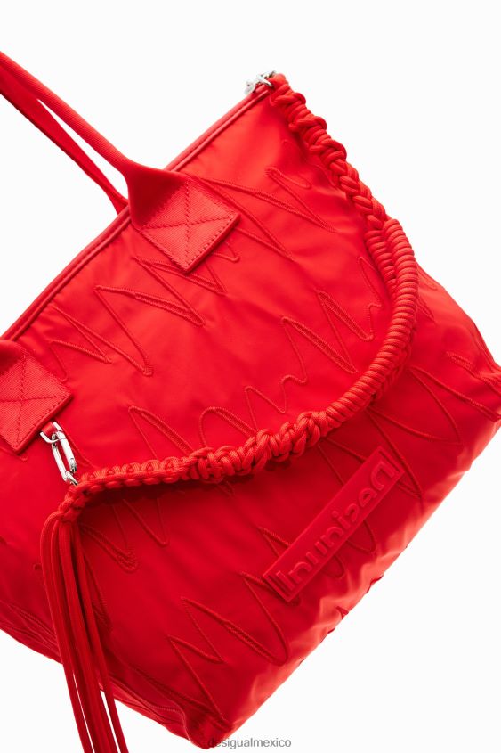 Desigual mujer bolso tote grande bordado VZ26R01188 accesorio