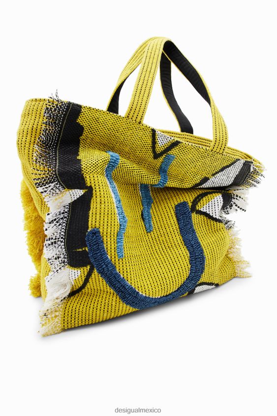 Desigual mujer bolso tote grande con forma de sol VZ26R0704 accesorio