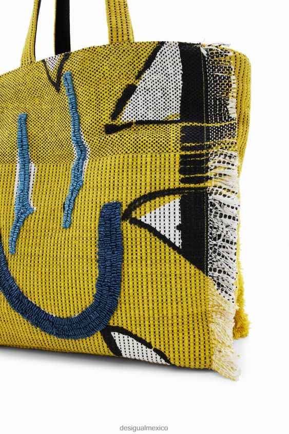 Desigual mujer bolso tote grande con forma de sol VZ26R0704 accesorio
