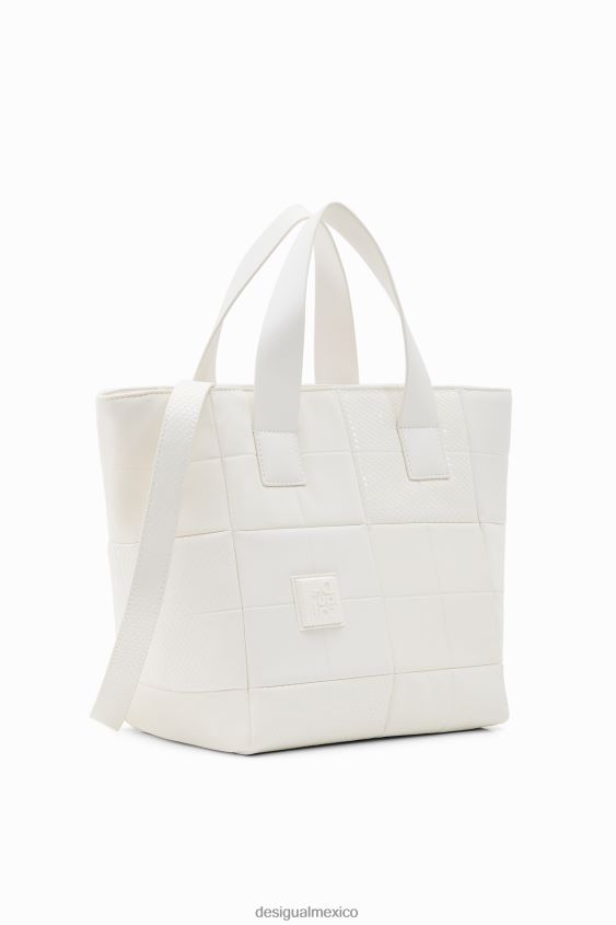 Desigual mujer bolso tote mediano con patchwork VZ26R0406 accesorio