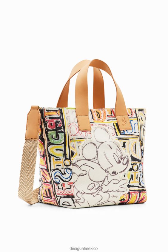 Desigual mujer bolso tote mediano de mickey mouse de disney VZ26R0365 accesorio