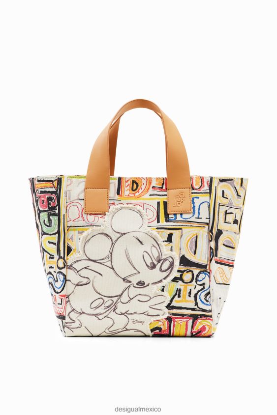 Desigual mujer bolso tote mediano de mickey mouse de disney VZ26R0365 accesorio