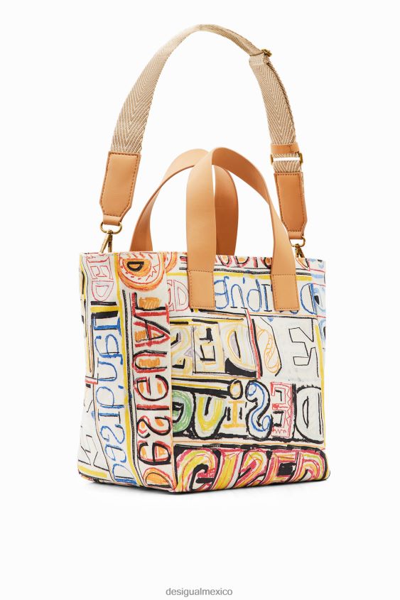 Desigual mujer bolso tote mediano de mickey mouse de disney VZ26R0365 accesorio
