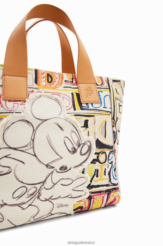 Desigual mujer bolso tote mediano de mickey mouse de disney VZ26R0365 accesorio