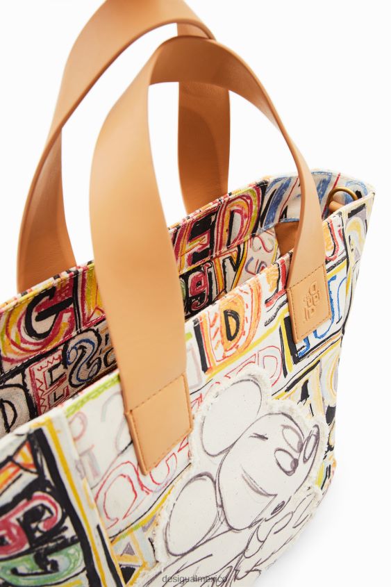 Desigual mujer bolso tote mediano de mickey mouse de disney VZ26R0365 accesorio