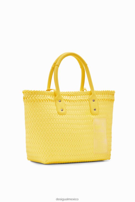 Desigual mujer bolso tote mediano tejido VZ26R0665 accesorio