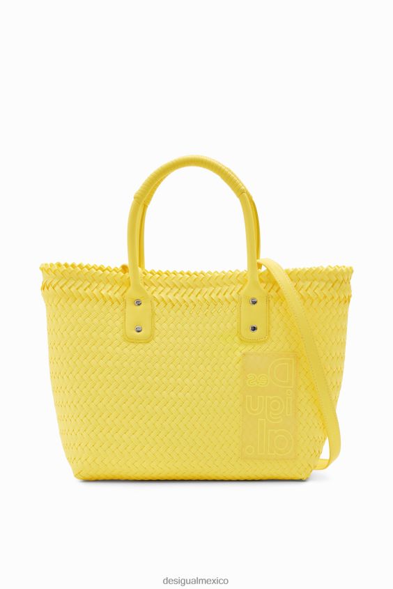 Desigual mujer bolso tote mediano tejido VZ26R0665 accesorio