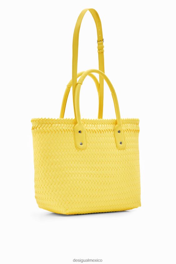Desigual mujer bolso tote mediano tejido VZ26R0665 accesorio