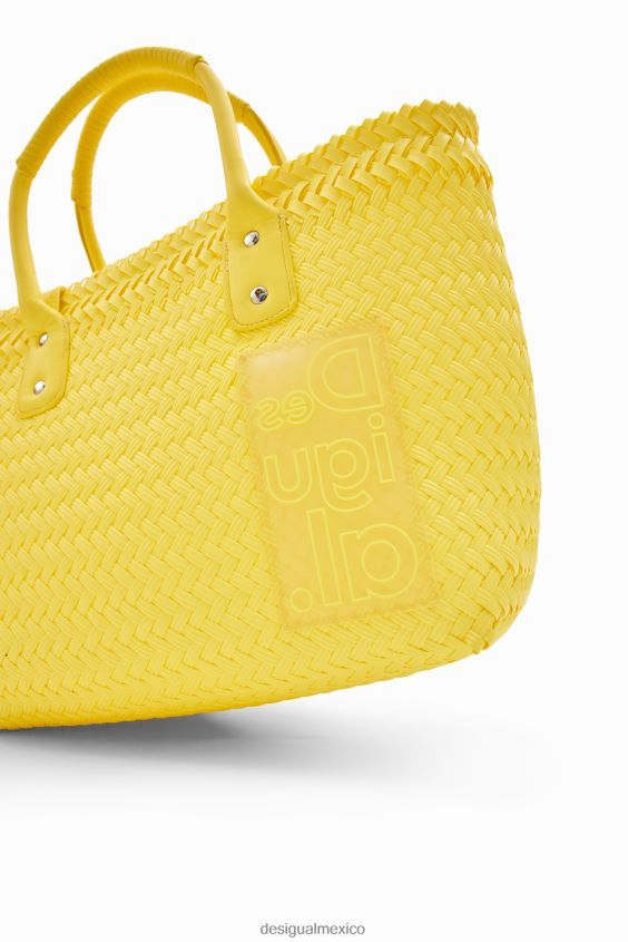 Desigual mujer bolso tote mediano tejido VZ26R0665 accesorio