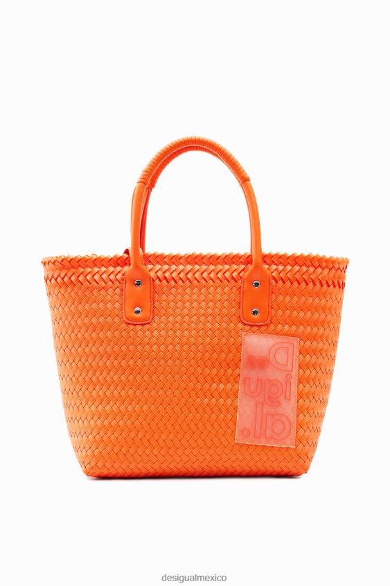 Desigual mujer bolso tote mediano tejido VZ26R0732 accesorio