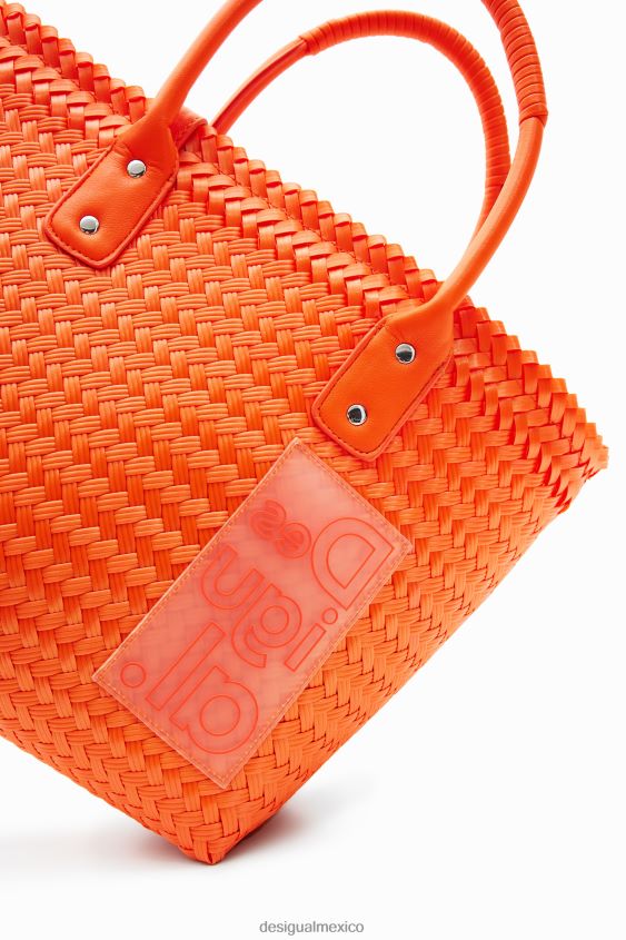 Desigual mujer bolso tote mediano tejido VZ26R0732 accesorio