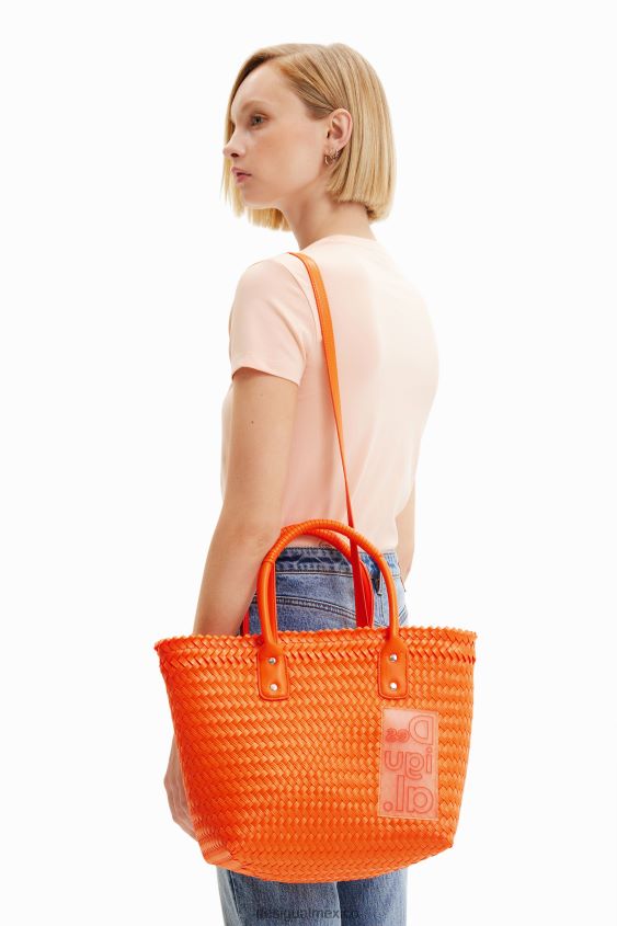 Desigual mujer bolso tote mediano tejido VZ26R0732 accesorio