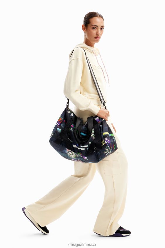 Desigual mujer bolsa de deporte glitch xl VZ26R0191 accesorio