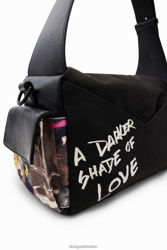 Desigual mujer bolsa grande de lona para periódicos VZ26R01182 accesorio