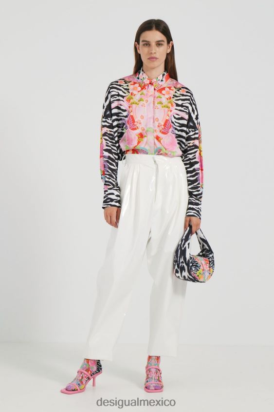 Desigual mujer bolso bandolera de cebra VZ26R01334 accesorio