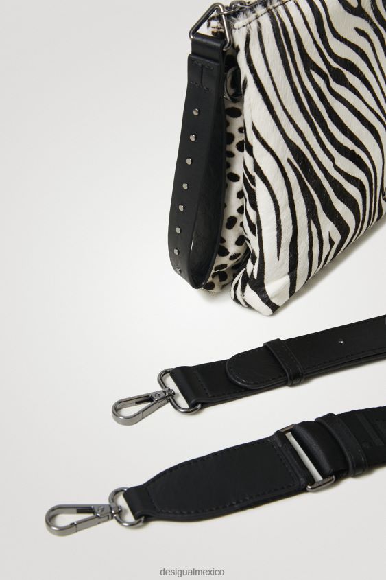 Desigual mujer bolso bandolera de piel con estampado animal VZ26R01385 accesorio