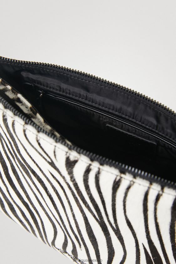 Desigual mujer bolso bandolera de piel con estampado animal VZ26R01385 accesorio