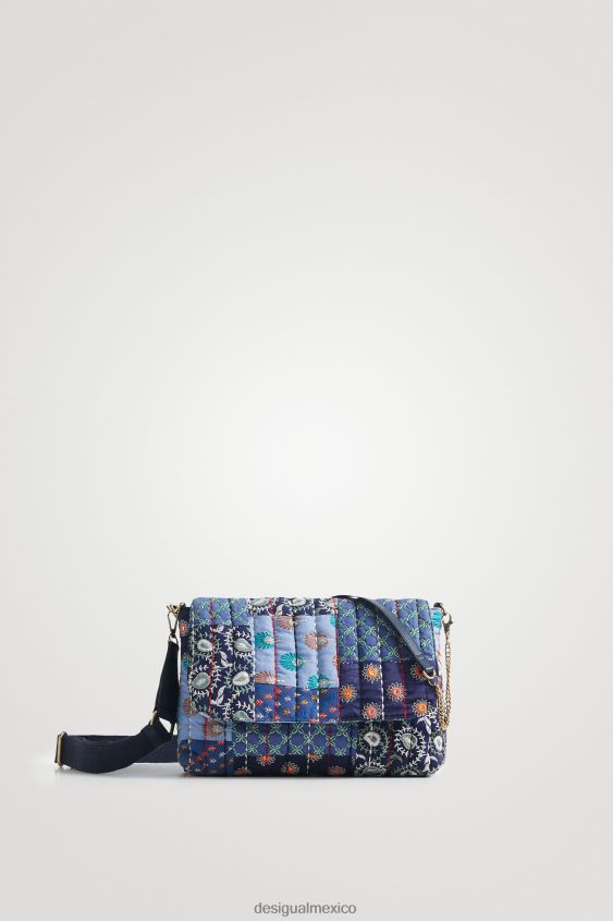 Desigual mujer bolso bandolera de tela bordada VZ26R01389 accesorio