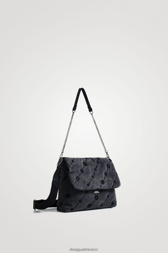 Desigual mujer bolso bandolera efecto denim VZ26R01382 accesorio