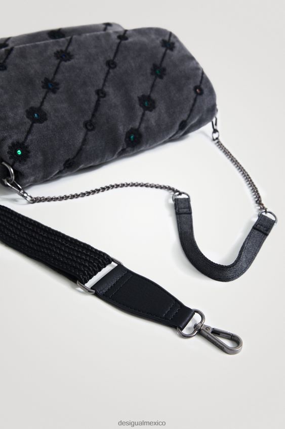 Desigual mujer bolso bandolera efecto denim VZ26R01382 accesorio