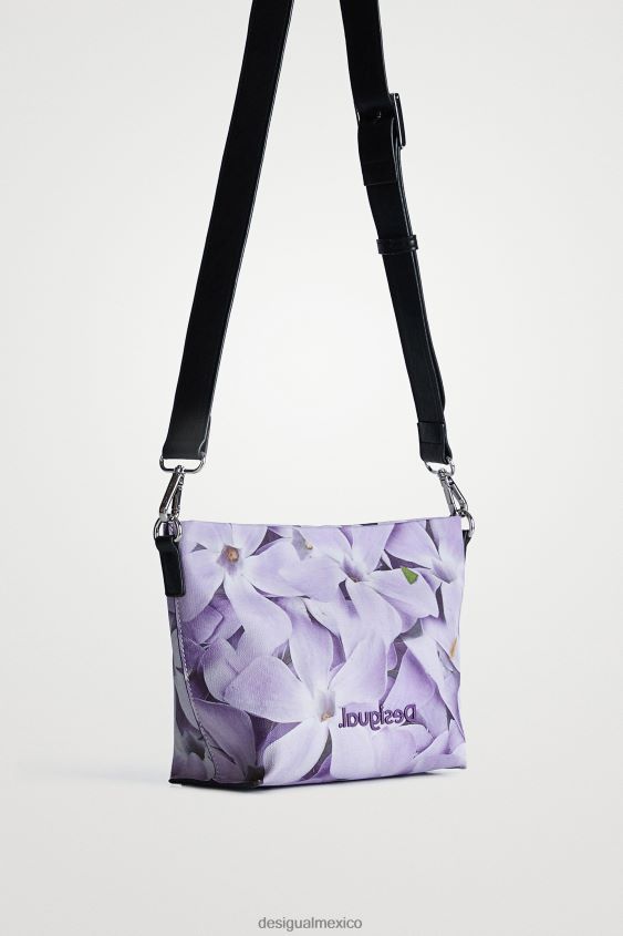 Desigual mujer bolso bandolera violetas VZ26R01350 accesorio
