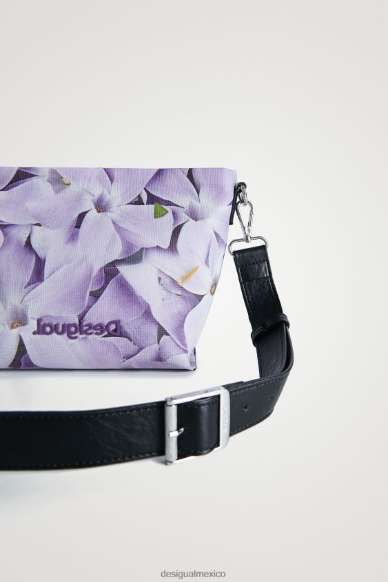 Desigual mujer bolso bandolera violetas VZ26R01350 accesorio