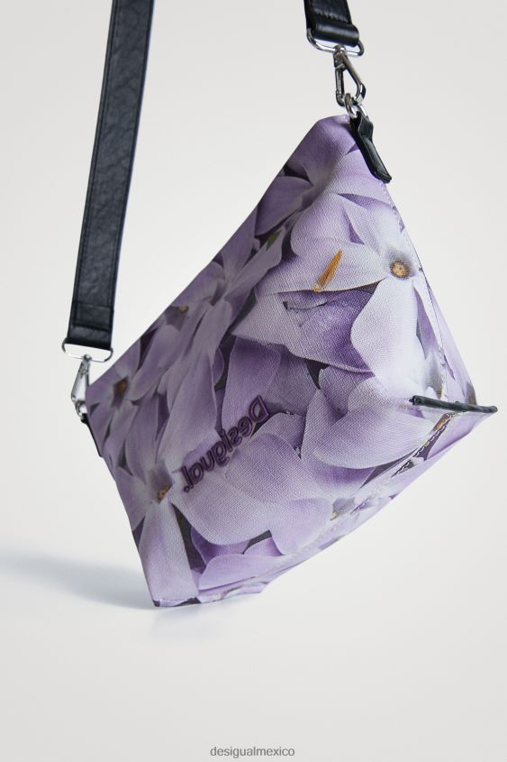 Desigual mujer bolso bandolera violetas VZ26R01350 accesorio