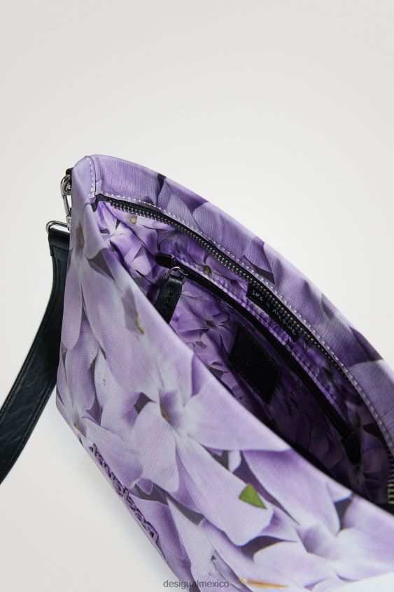 Desigual mujer bolso bandolera violetas VZ26R01350 accesorio