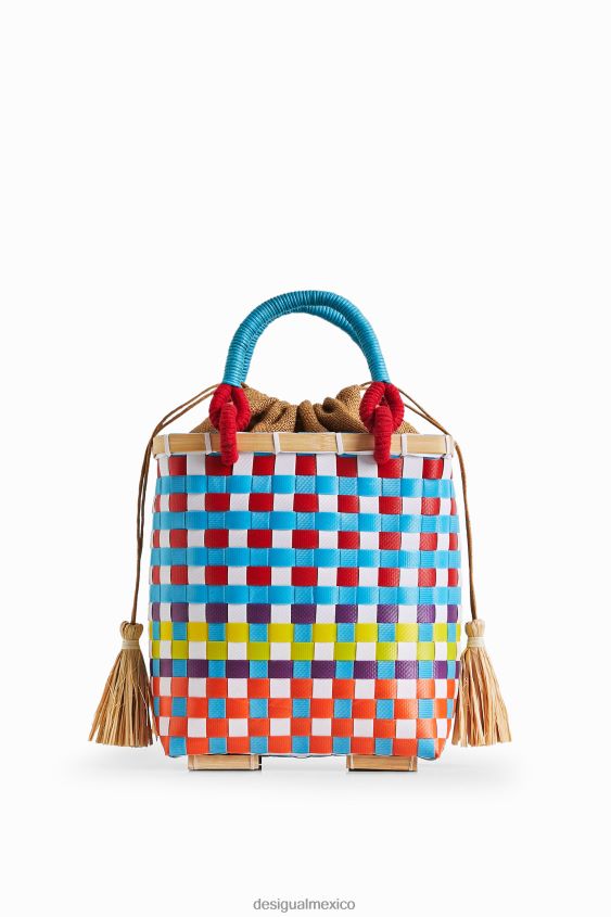 Desigual mujer bolso canasto stella jean mini VZ26R01353 accesorio
