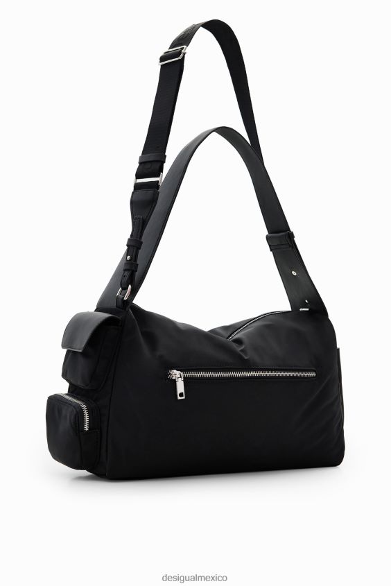 Desigual mujer bolso grande con bolsillos de nailon VZ26R01281 accesorio